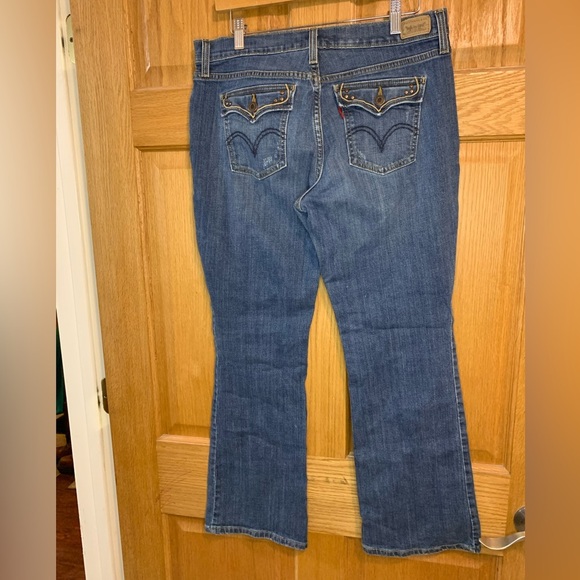 Levi's 515 Women's Bootcut Jeans Blue Women’s Size 10 S/C - Button Back Pockets - Picture 4 of 7